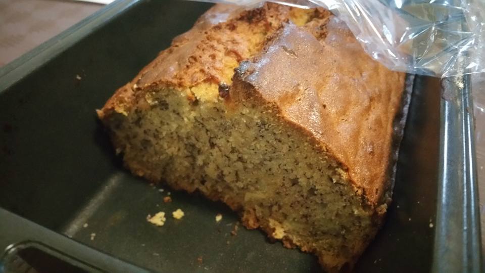 Homebaked banana bread