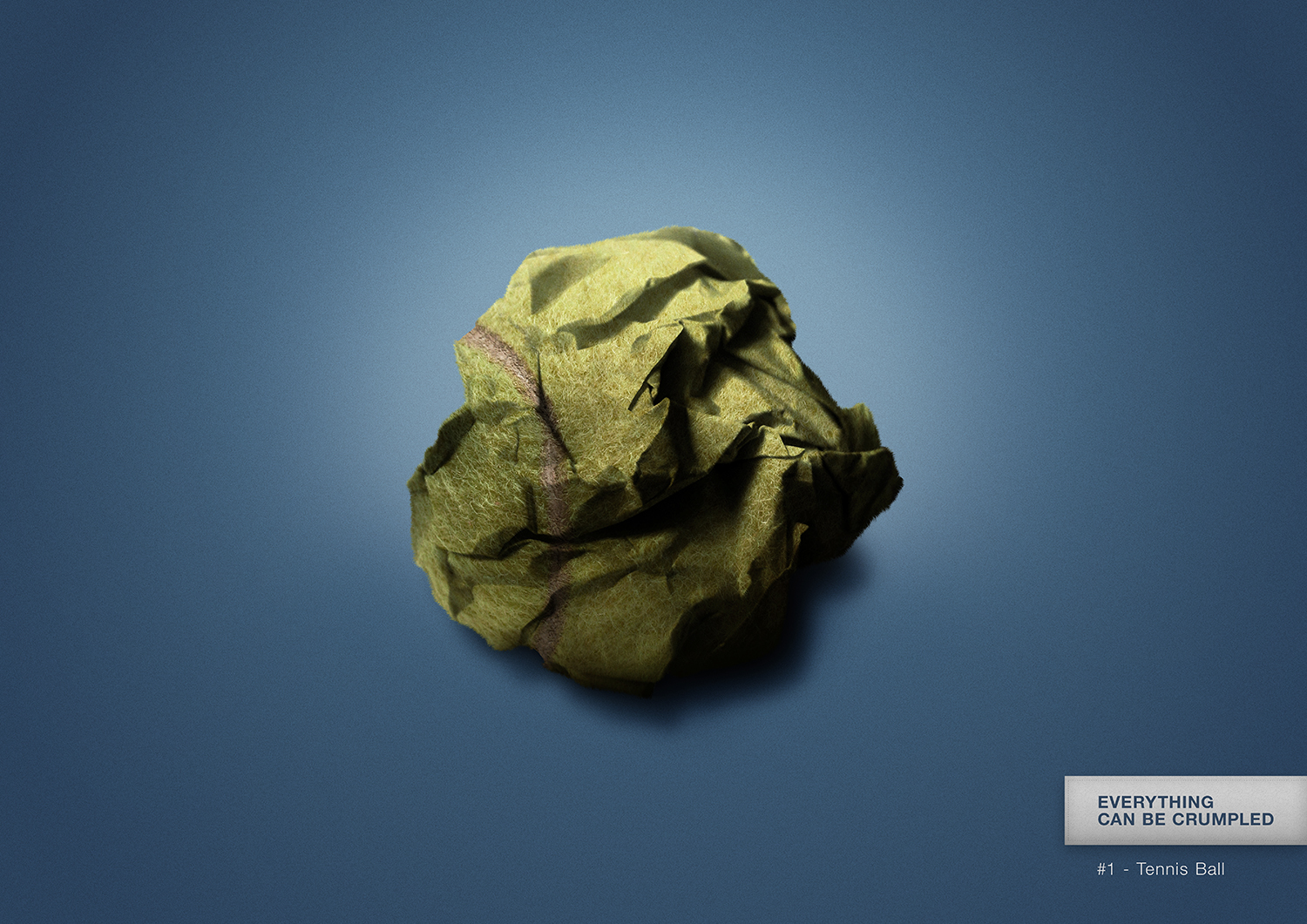 Everything can be crumpled - #1 Tennis Ball