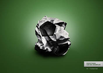 Everything can be crumpled - #3 Football Ball