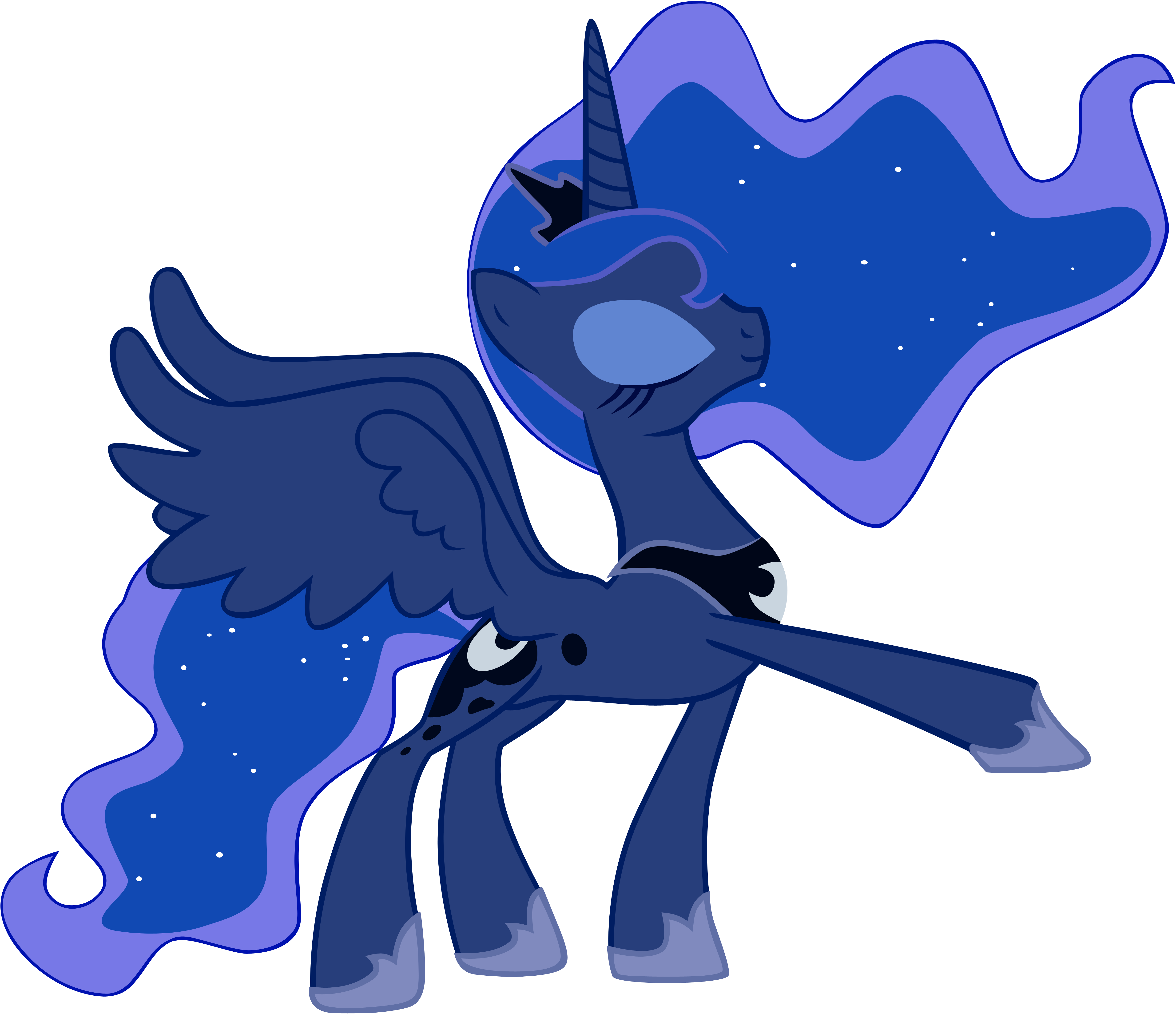 Vector Princess Luna by Kyss.S