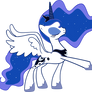 Vector Princess Luna by Kyss.S