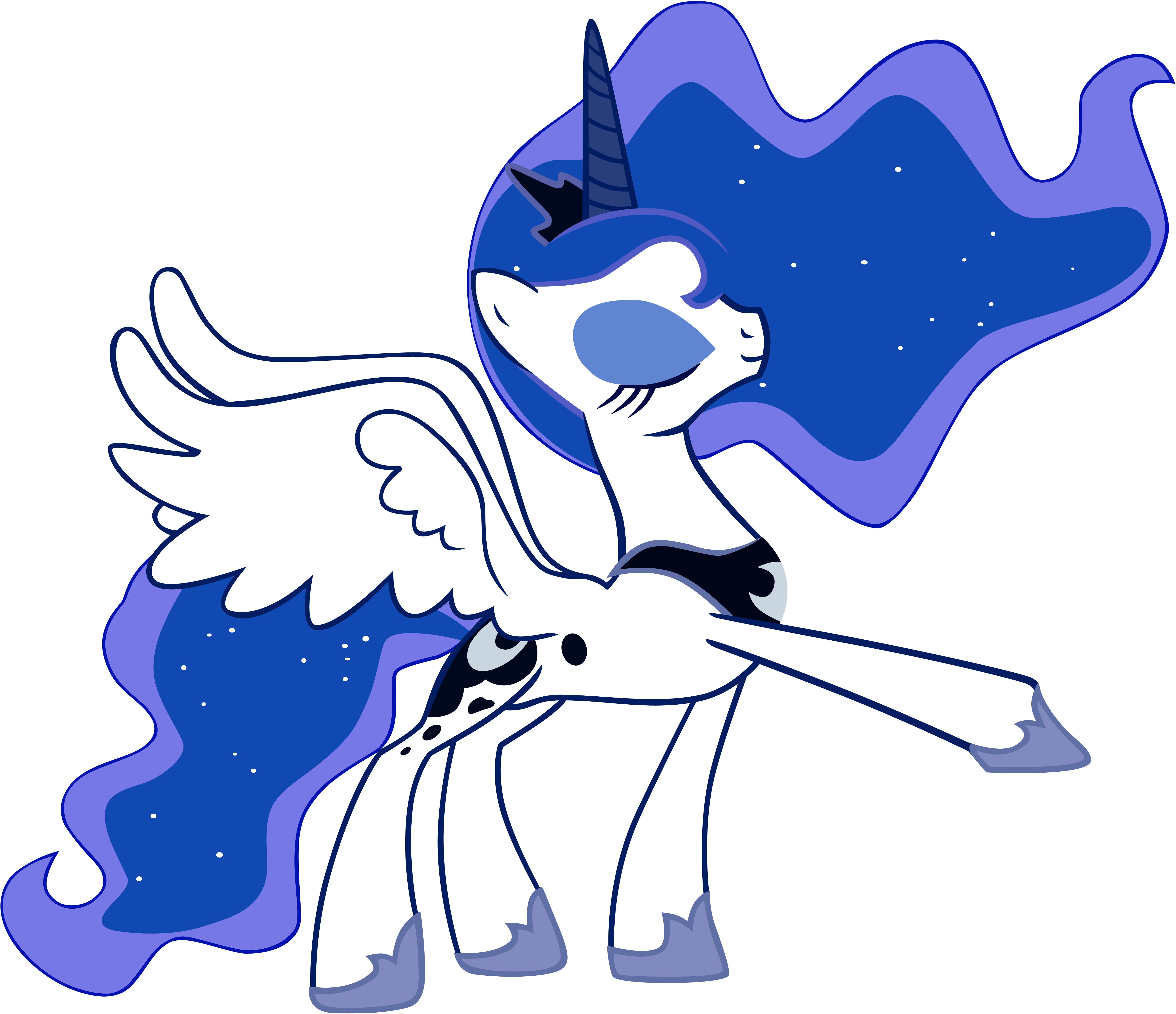 Vector Princess Luna by Kyss.S