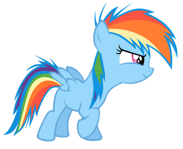 Vector Filly RainbowDash-Start by Kyss.S