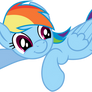 Vector Rainbow Dash - Happy by Kyss.S