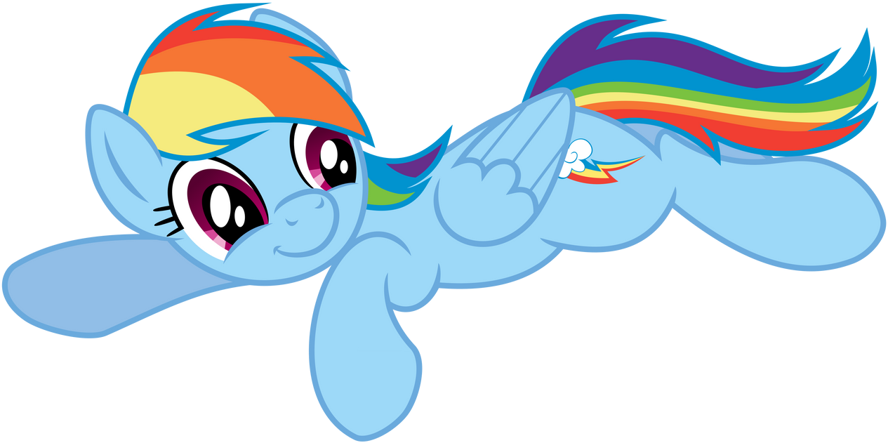 Vector Rainbow Dash - Happy by Kyss.S by KyssS90