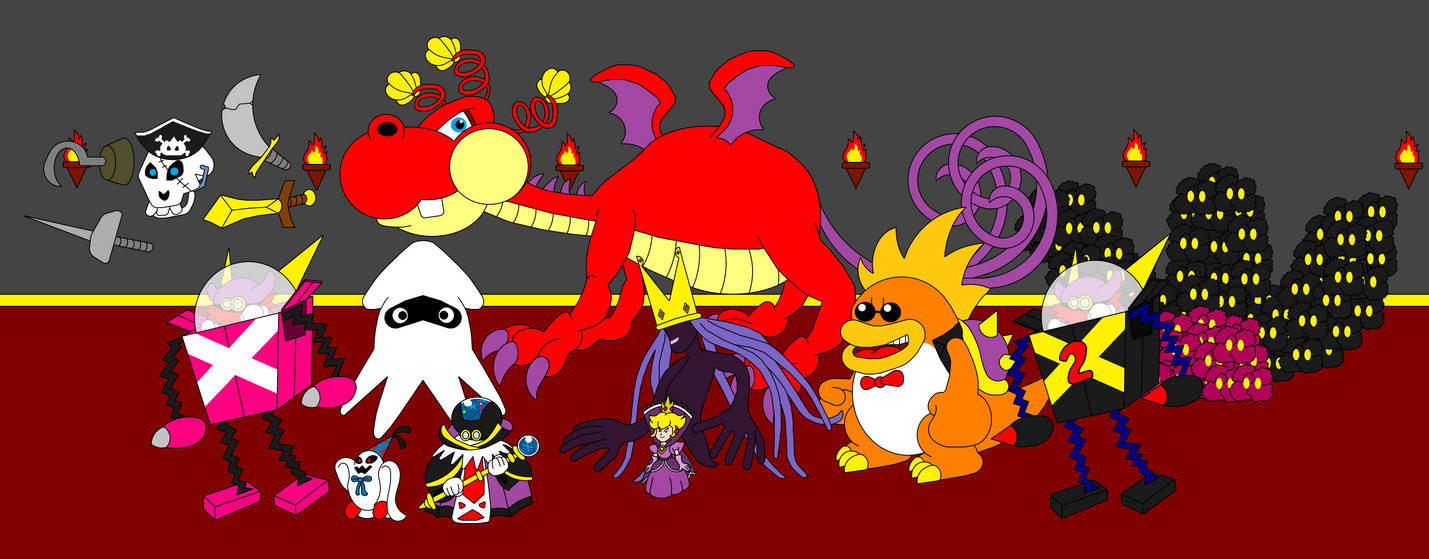 Paper Mario TTYD bosses by DarkDiddyKong on DeviantArt