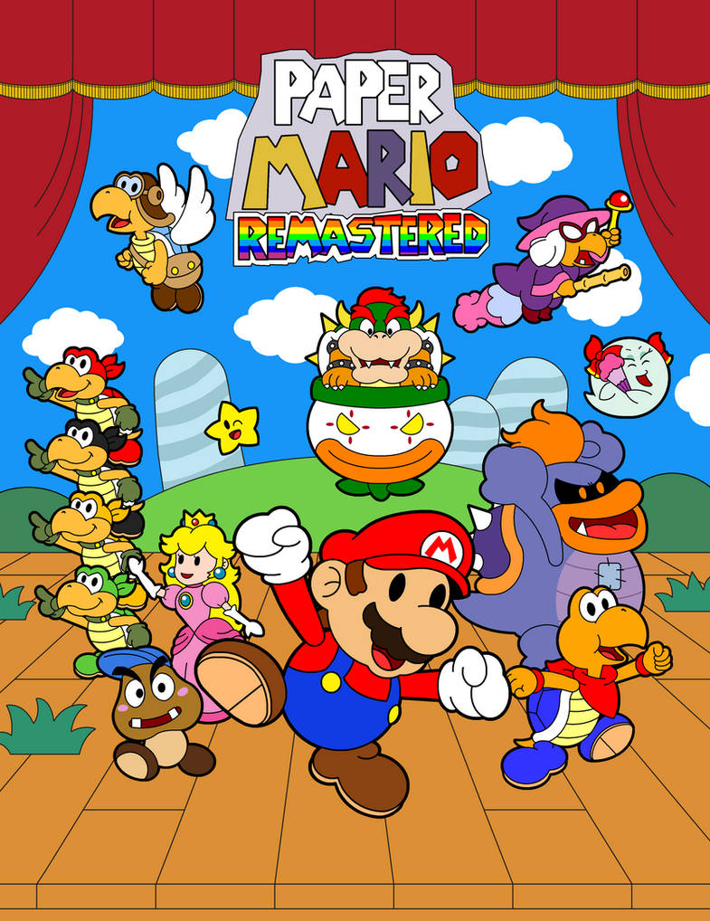 Paper Mario Anything Paper Mario Remastered by DarkDiddyKong on DeviantArt