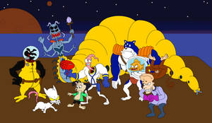 Earthworm Jim Cartoon