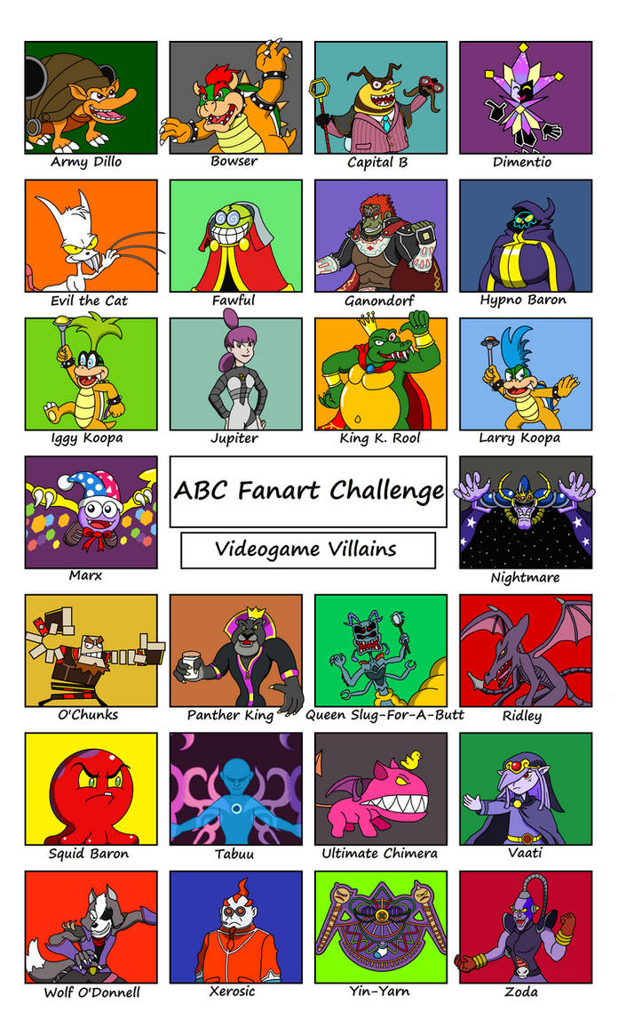 My ABC fanart challenge 2 by DarkDiddyKong on DeviantArt