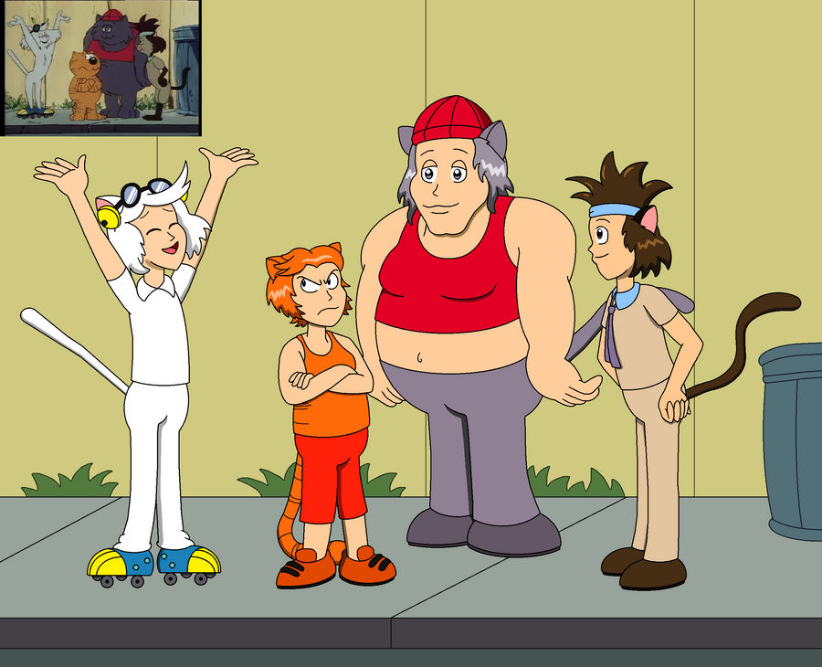 Heathcliff Riff Raff Deviantart Humanized: Heathcliff and Co. by DarkDiddyKong on DeviantArt