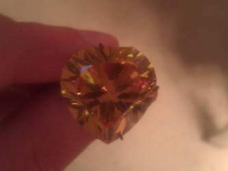 Cubic Zirconia Heart 2