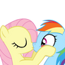 FlutterDashie kiss