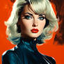 Amazing Blonde Retro SciFi Pinup Babe!