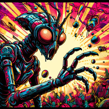 Trippy Psychedelic Technological Robotic Alien!