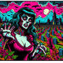 Trippy Psychedelic Monster Zombie Girl!