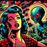 Trippy Psychedelic Retro Alien Encounter!