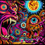 Trippy Psychedelic Cosmic Space Lions!