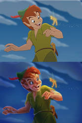 Disney Peter Pan Paintover