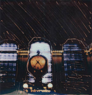 Polaroid: Grand Central clock (Manipulated)