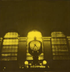 Polaroid: Grand Central clock (Duochrome)