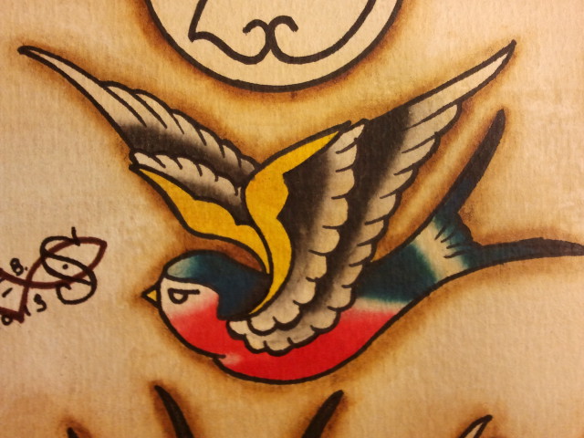 Tattoo Flash: Coasting Swallow by Bass-Slinger on DeviantArt Tattoo Flash: Coasting Swallow by Bass-Slinger on DeviantArt