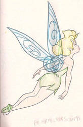 TinkerBell Flying Away