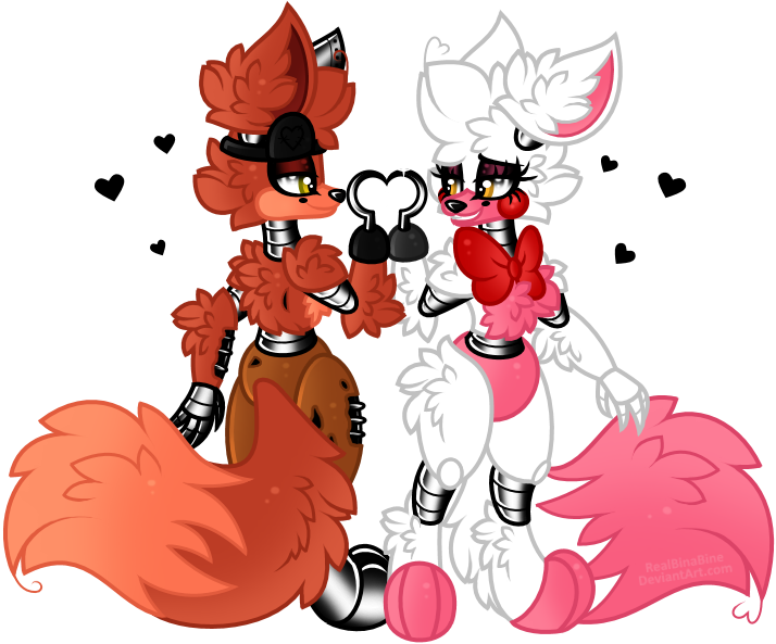 Foxy mangle game x Mangle in