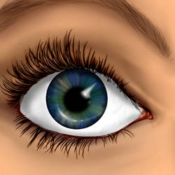 First Realistic eye