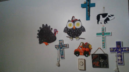 Part 2 painted crosses and animal figures