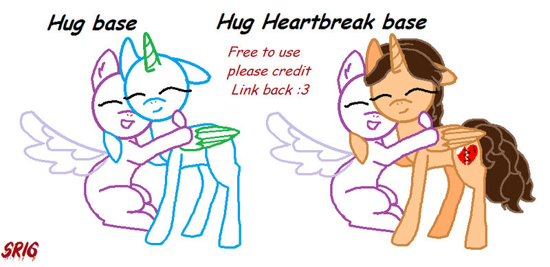 Mlp Hug base by MamaBird94 on DeviantArt