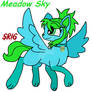 Meadow Sky wolf