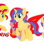 The flashshimmer family cutie marks