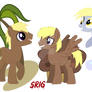 Coco Crusoe x Derpy Hooves family cutie marks