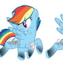 Thoroughbred Rainbow Dash
