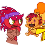 Disco Bear ,Flaky and Spiky