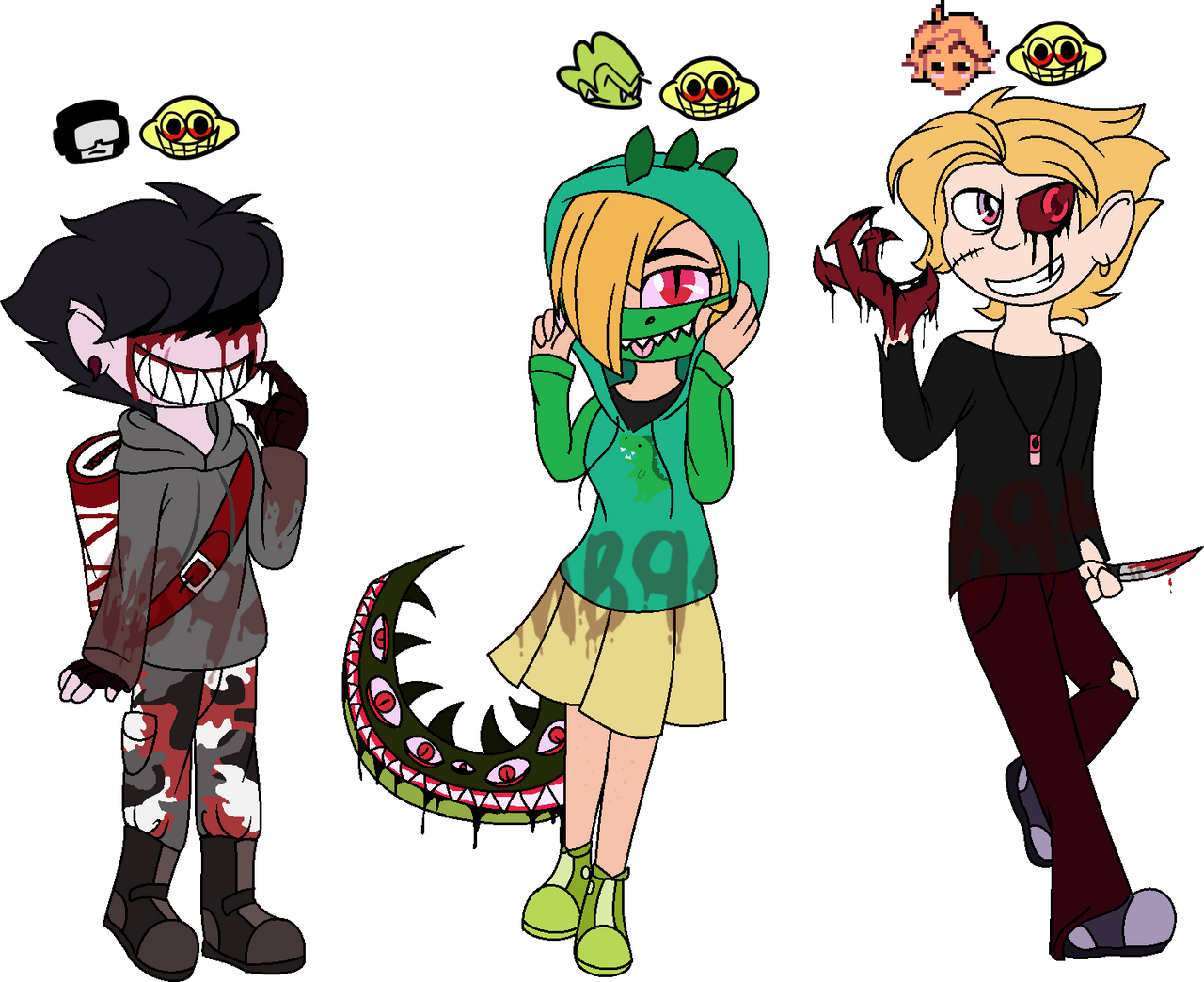 I8 E8 G8 CaptainxLD PicoxLD and Senpai x LD