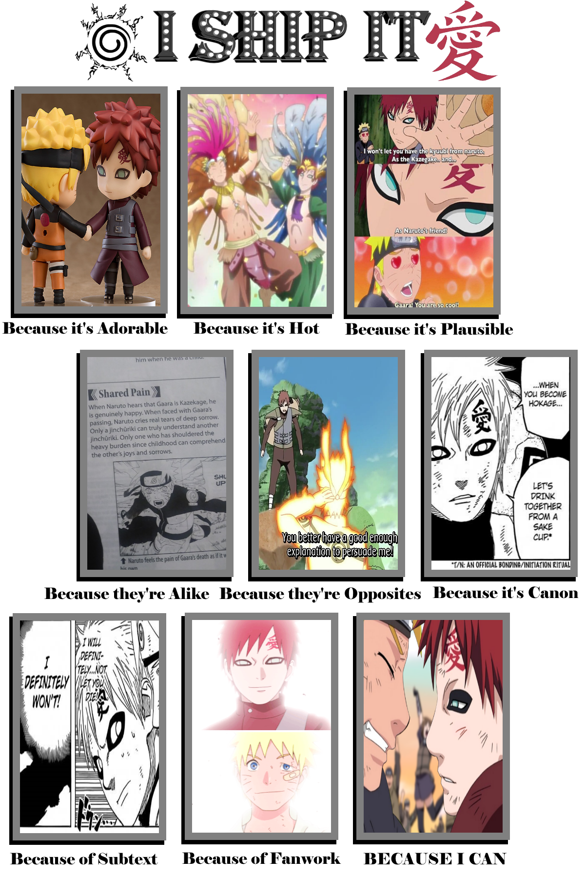 Shipping Meme NaruGaa Edition