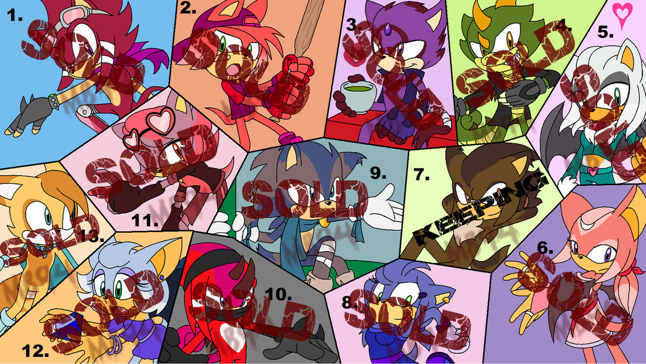 Sonic nextgen adoptables 0/13