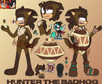 Hunter The Badhog ref by MamaBird94