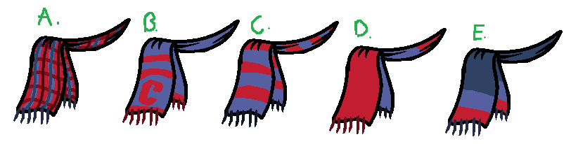 Clyde's scarf ideas