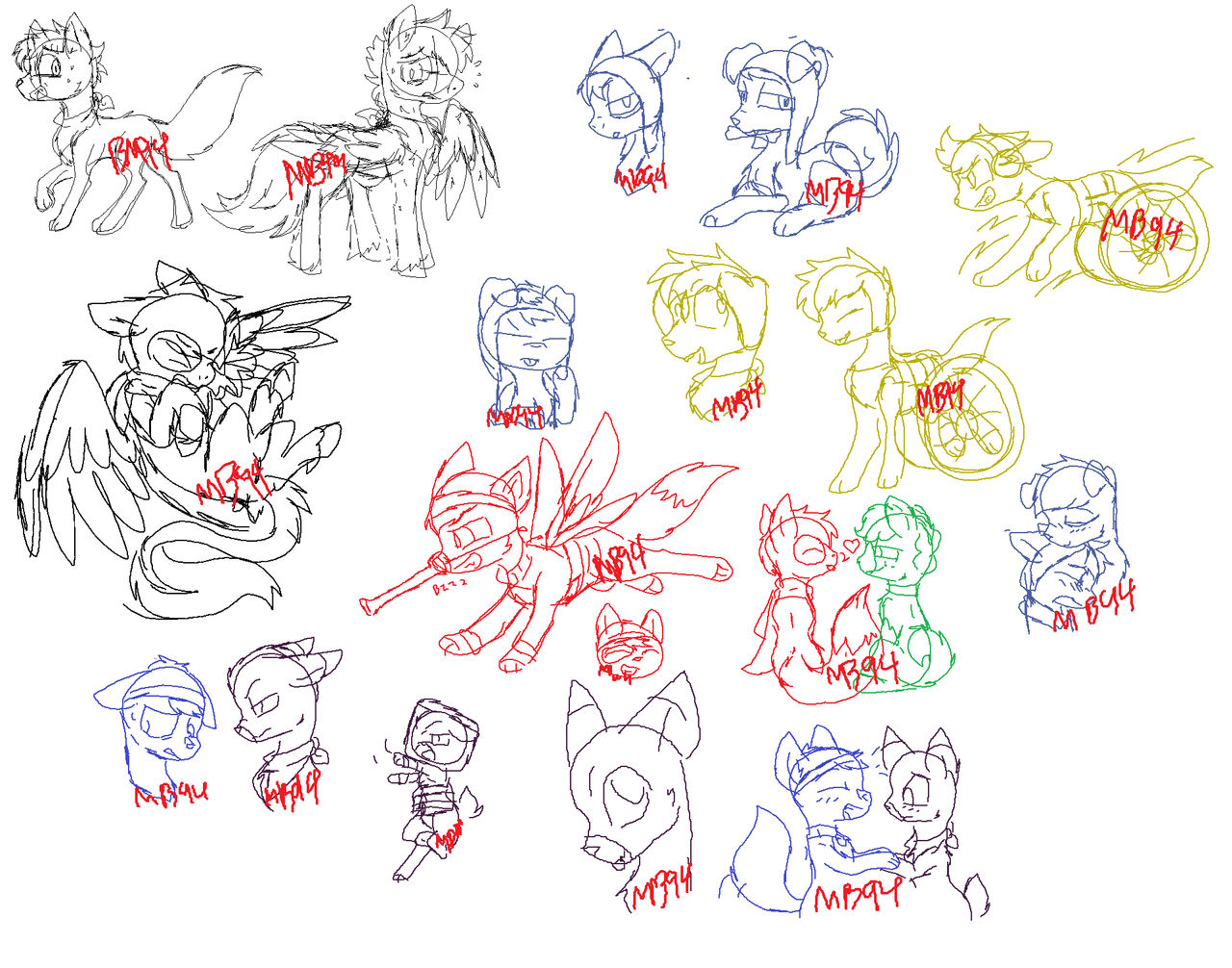 Craig's gang doodles