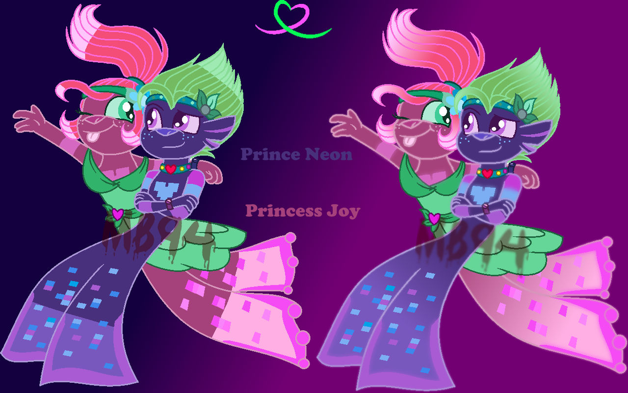 Prince Neon and Princess Joy