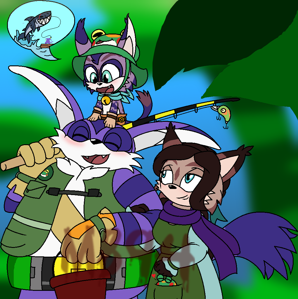 Fishing Family