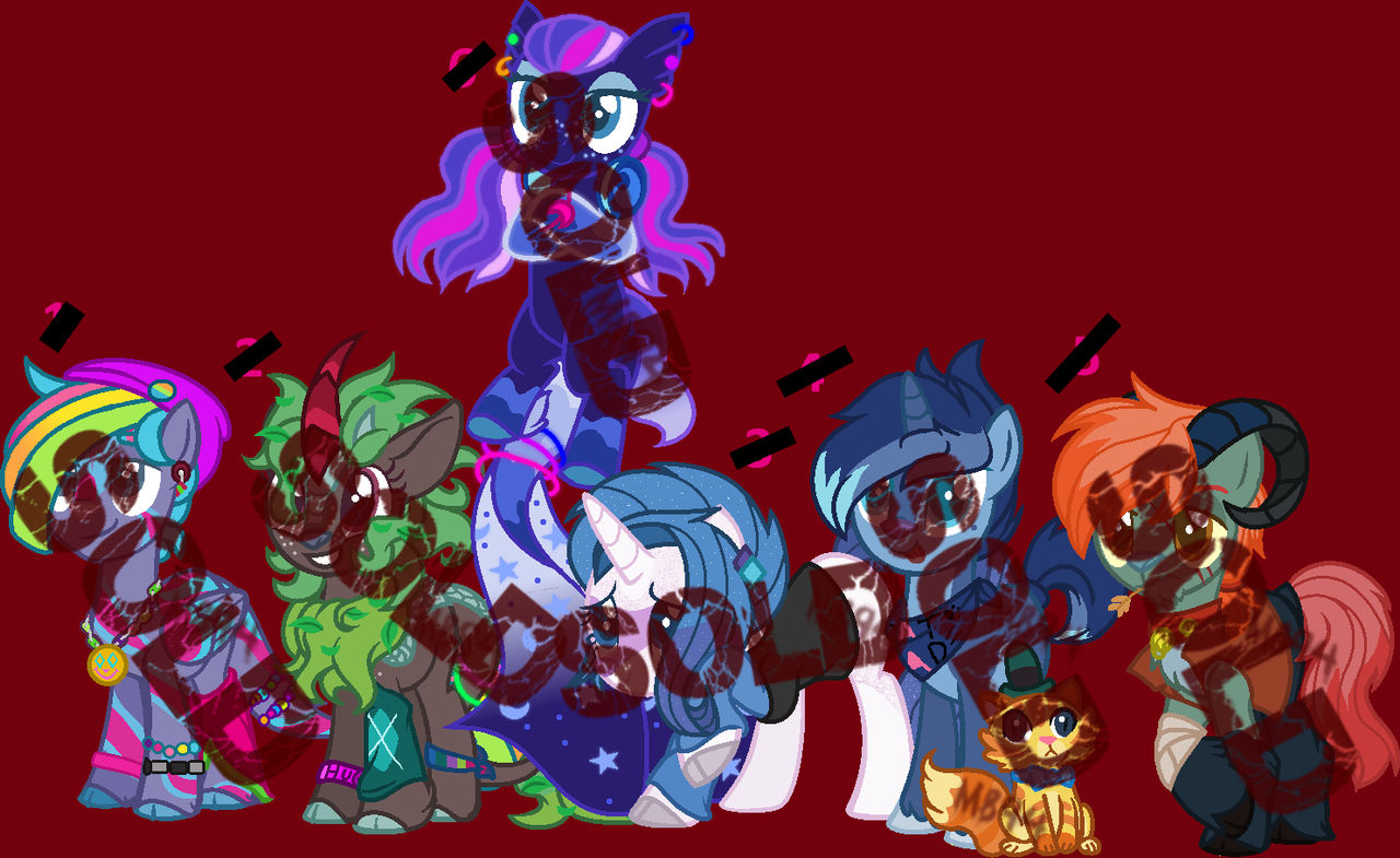 Trolls x Mlp adoptables 0/6 CLOSED
