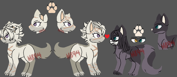 Shinazugawa X Obanai Wolfdog ref