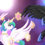 Celestia vs Nightmare Moon