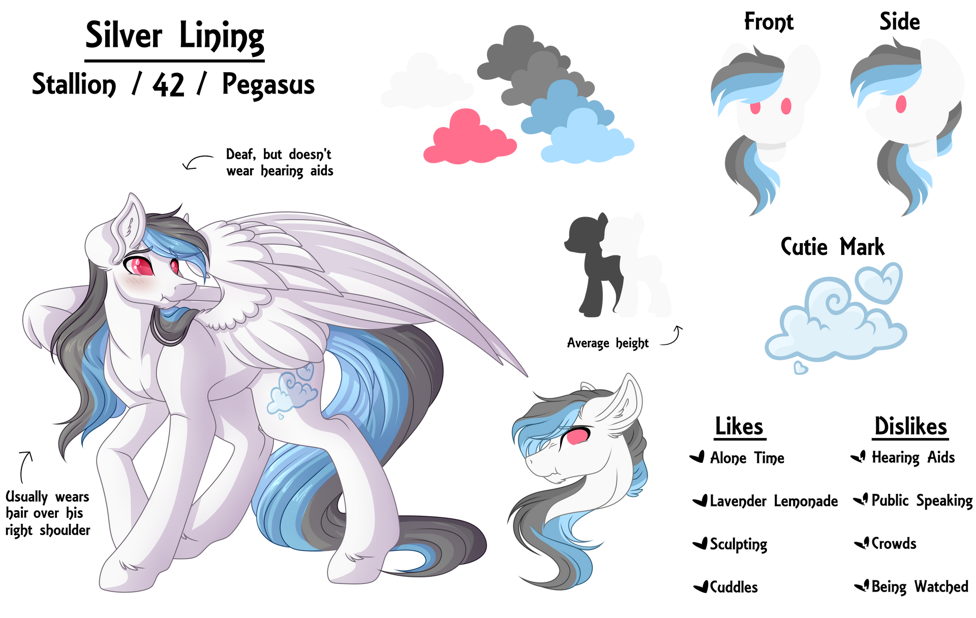 Deviantart Silverlining .:Reference Sheet:. Silver Lining by Kit-Kat-Arts on DeviantArt