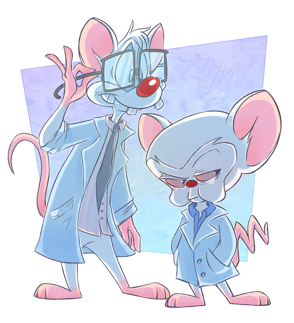 Pinky and The Brain by DoctorPed on DeviantArt