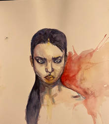 Water colour girl