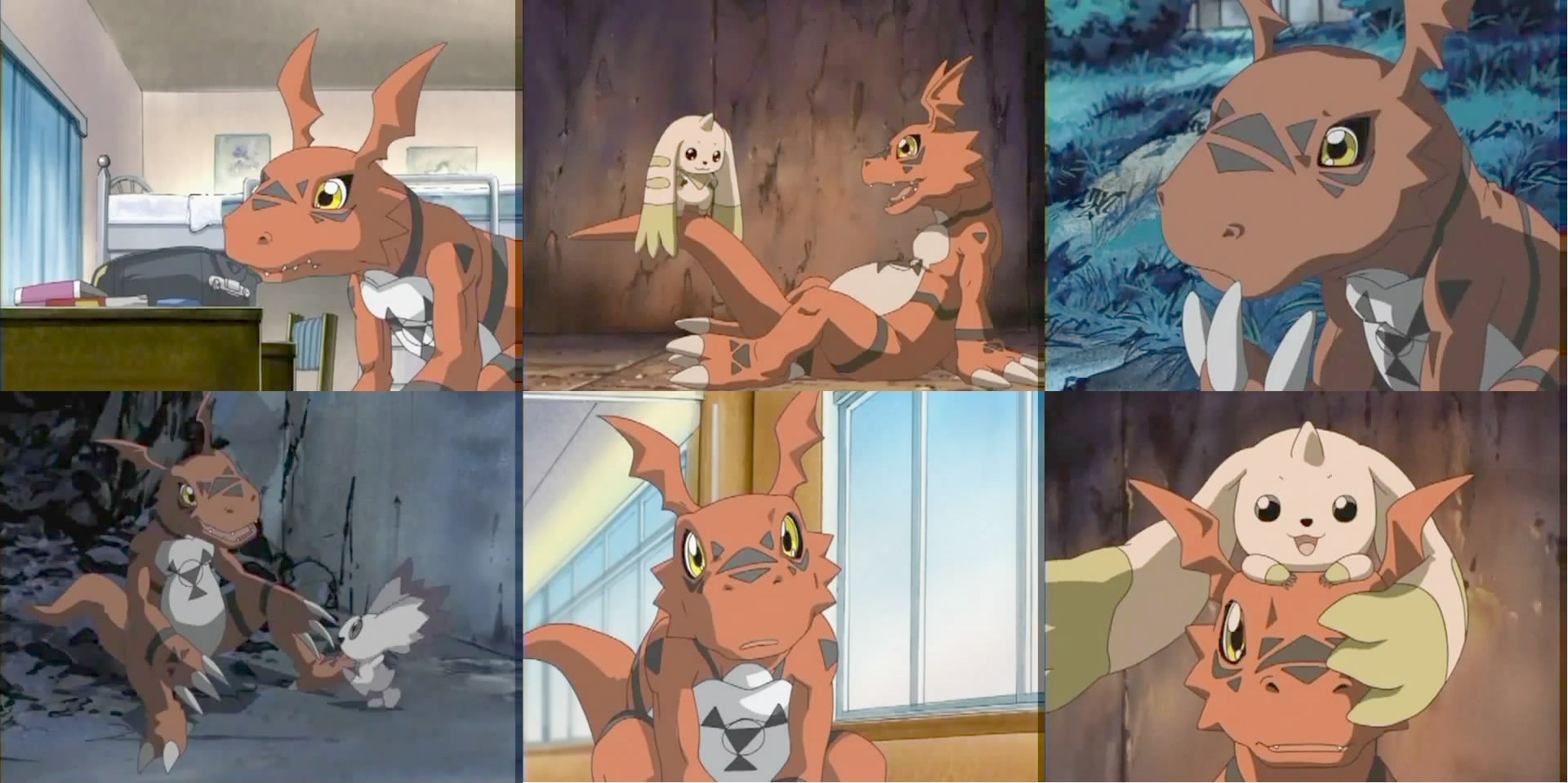 Digimon-Guilmon Collage